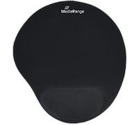 MediaRange Ergonomic Mouse Pad with Wrist Rest Black 30 x 245 x 290 mm