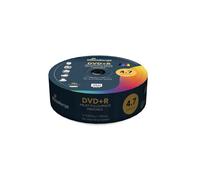 MediaRange MR408 DVD+R 4.7GB 16x (25) white Cake Box ink jet printable | Pack of 25, 4.7 GB, 16 x writing speed, inkjet printable
