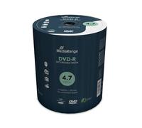 200 Mediarange Blank discs DVD-R 16x 4.7GB 120 mins Hard Core Tube MR442