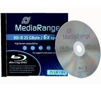 MEDIARANGE mr498 25Go BD-R Blu-ray Disc - BD-R Blu-Ray Blank Discs 25 GB, 6x, Box