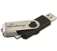 MediaRange MR931 OTG USB Stick 16GB USB mobile 2IN1 silver