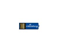 MediaRange MR975 Nano USB Stick 8GB blue with paper clip function