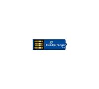 MediaRange MR975 Nano USB Stick 8GB blue with paper clip function 8 GB