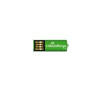 MediaRange MR977 Nano USB Stick 32GB green with paper clip function