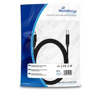 MEDIARANGE MRCS103 USB Cable A/B 3m USB 2.0 black