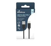 MediaRange MRCS160 Charging and Data Cable 1.2m USB 3.1 Type C Black