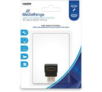 MediaRange MRCS166 High-Speed HDMI Angled Adaptor 90 ° Black