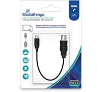 MediaRange MRCS168 USB on-The-go Adapter Cable USB 2.0 Plug + Rifle 20cm