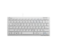 MEDIARANGE MROS113 Qwertz Keyboard with Cable White/Light Grey