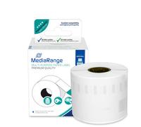 MEDIARANGE Universal Paper Labels for/Replaces Dymo® 99014/S0722430 Permanent Adhesive 54 x 101 mm Pack of 220 Black on White