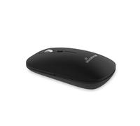 MediaRange Optical 4 Button Wireless Mouse with Scroll Wheel and DPI Button, 1000-2400 DPI Silent Buttons, 3 Device Mulitpairing (BT Ver 5.0), Balanced Black