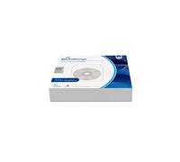 MEDIARANGE Paper Sleeves for 1 Disc for Mini CD-R and Mini DVD-R, Flap and Window White Pack of 50