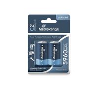 MediaRange Premium Alkaline Batteries, Baby C|LR14|1.5V, Pack of 2