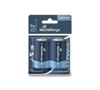 MediaRange Premium Alkaline Batteries, Mono D|LR20|1.5V, Pack of 2