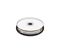 MediaRange Professional Line MRPL511 CD-R 700Mb|80min 52x Write Speed, Full Surface Printable (Inkjet Printer), White, for Long-Term Archiving, Pack of 10