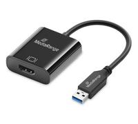 MediaRange USB-A to HDMI Audio and Video Converter. 20cm. Black