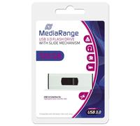 MediaRange USB black, silver 128 GB