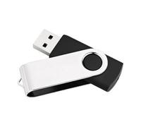 MediaRange USB Flash Drive 16 Gb USB Type-A 2.0 Black, Silver, W128823692 (Type-A 2.0 Black, Silver)