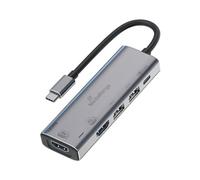 Mediarange Usb Type-C 5-In-1 Multiport Adapter Silver - Mrcs511