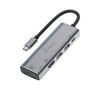 Mediarange USB Type-C 5-In-1 Multiport Adapter Silver MRCS511
