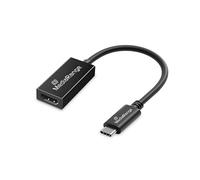 MediaRange USB Type-C to HDMI Audio and Video Converter, 20 cm, Black