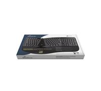 Mediarange Wired Ergonomic Multimedia Keyboard Black Mros120-Uk