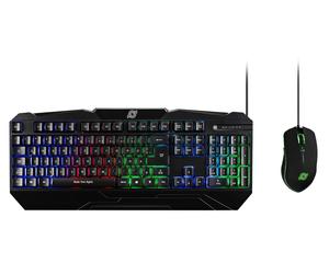 MediaRange Wired Keyboard and Optical Mouse Gaming Series Set Combo MRGS102-UK