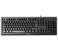 MediaRange Wired keyboard, QWERTZ, black