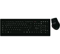 MediaRange MROS104-UK Keyboard QWERTY black with cable wireless