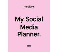 Mediary My Social Media Planner: Millennial Pink 2024 A5 Planner