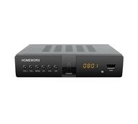 Mediasonic HW250STB Digital TV Converter Box with Recording and Multimedia Function, ATSC Digital Converter Box, USB Multimedia Function, 1080P HDMI Output, Metal Case, Clear QAM