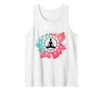 Mediation Lotus Seat, Lotus Flower, Namaste Geometry Tank Top