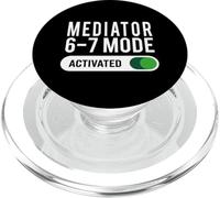 Mediator 6-7 Mode Activated Funny Job Title School Work PopSockets PopGrip for MagSafe