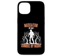 Mediator by Day Zombie by Night Funny Halloween Creepy Scary Case for iPhone 13