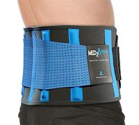 MEDiBrace Back Support Belt Back Brace for Lower Lumbar Pain Relief for Men and Women - Medical Grade Orthopaedic Waist Compression for Sciatica Nerve, Scoliosis, Disc or Lifting at Work