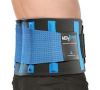 MEDiBrace Back Support Belt Back Brace for Lower Lumbar Pain Relief for Men and Women - Medical Grade Orthopaedic Waist Compression for Sciatica Nerve, Scoliosis, Disc or Lifting at Work