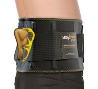 MEDiBrace PLUS Back Support Belt Back Brace with Ergonomic Lumbar Pad - Lower Back Pain Relief for Men and Women - Medical Grade Orthopaedic Waist Compression for Sciatica or bad Posture (X-Large)