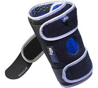 MEDiBrace Runners Knee Support Brace Quad-Core Spring with Open Patella for Pain Relief from Arthritis and Recovery with Anti-Slip (Regular Size - Under 18" Circumference)