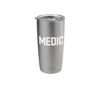 Medic Back Print Text Design for Professionals and Cosplay Stainless Steel Insulated Tumbler