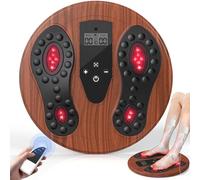 Medic Circulation Machine Blood Booster for Feet and Legs, Newly Infrared Light EMS Foot Massagers for Pain and Circulation Stimulator Electric Foot Massage Machine with 4 TENS Pads Muscle Pain Relief