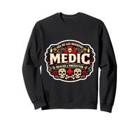 Medic Day Of The Dead Día De Los Muertos Healer & Protector Sweatshirt