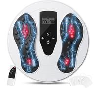 Medic Foot Circulation Machine with 660 + 850 NM Infrared, Rechargeability TENS & EMS Foot Massagers for Pain and Circulation, Reduce Swelling in Feet & Ankles, Plantar Fasciitis, Arthritis