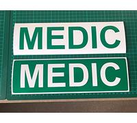 MEDIC Magnet 999 Mountain Paramedic Doctor Rescue Ambulance Emergency Service Car Door 300 x90mm x 1 (green background)