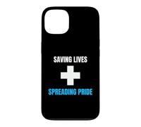 Medic Saving Lives Spreading Pride Nurse Physician Case for iPhone 13