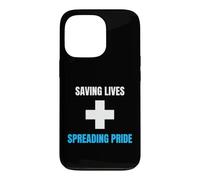 Medic Saving Lives Spreading Pride Nurse Physician Case for iPhone 13 Pro