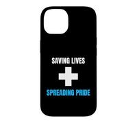 Medic Saving Lives Spreading Pride Nurse Physician Case for iPhone 14