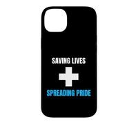 Medic Saving Lives Spreading Pride Nurse Physician Case for iPhone 14 Plus