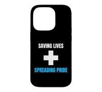 Medic Saving Lives Spreading Pride Nurse Physician Case for iPhone 14 Pro