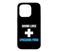 Medic Saving Lives Spreading Pride Nurse Physician Case for iPhone 15 Pro
