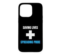 Medic Saving Lives Spreading Pride Nurse Physician Case for iPhone 15 Pro Max